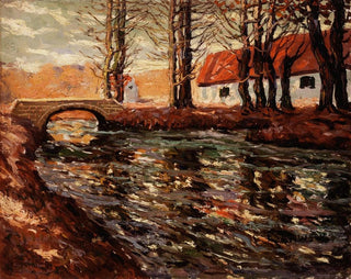 Paisaje fluvial - Ernest Lawson — vista de la obra