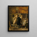 An artist showing his work - Ernest Meissonier — framed artwork on a wall