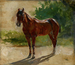 Ernest Meissonier - Brown Horse Study.webp