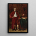 Diderot and his scribe - Ernest Meissonier — framed artwork on a wall