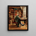 The Bibliophile - Ernest Meissonier — cuadro enmarcado en la pared