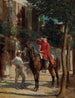 La Copa del estribo - Ernest Meissonier — vista de la obra