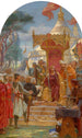El rey Juan otorgando la Carta Magna - Ernest Normand — vista de la obra
