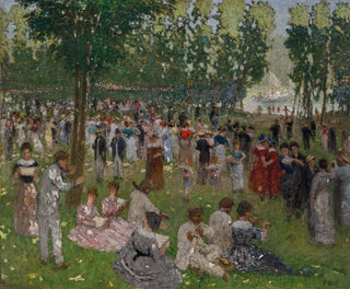 en el parque - Ernest Quost — vista de la obra