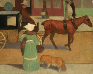 Ernest Rouart - Scne de ville.webp