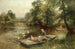 Nourrir les canards - Ernest Walbourn — artwork view