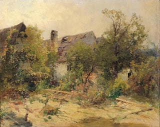 Paisaje con casa de campesino - Ernestine von Kirchsberg — vista de la obra