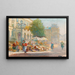 Market in Lviv - Ernő Erb — framed artwork on a wall