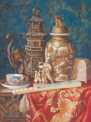 Ernst Czernotzky - Stillleben Mit Asiatika.webp