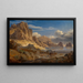 Côte près de Capri avec vue sur les Faraglioni - Ernst Fries — framed artwork on a wall