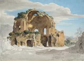 Templo de Minerva Médica en Roma - Ernst Fries — vista de la obra