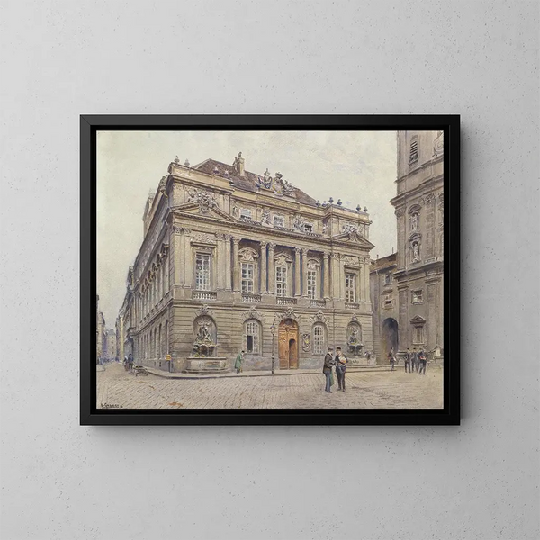 Antigua Universidad de Viena - Ernst Graner — cuadro enmarcado en la pared