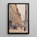 La calle Dorothée en Viena con el antiguo pósito - Ernst Graner — cuadro enmarcado en la pared