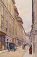 La calle Dorothée en Viena con el antiguo pósito - Ernst Graner — vista de la obra