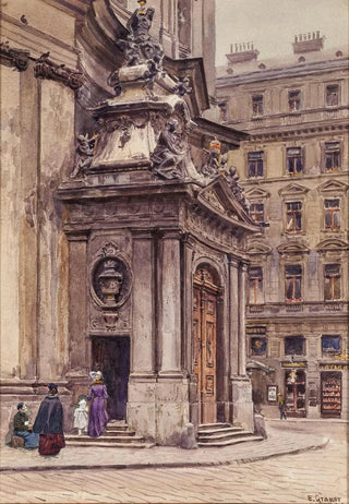 Ernst Graner - The gate of Saint Peters church in Vienna.webp