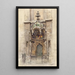 El portal oeste de la iglesia Maria am Gestade en Viena - Ernst Graner — cuadro enmarcado en la pared