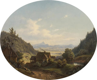 Valle de Sernitz - Ernst Gustav Doerell — vista de la obra