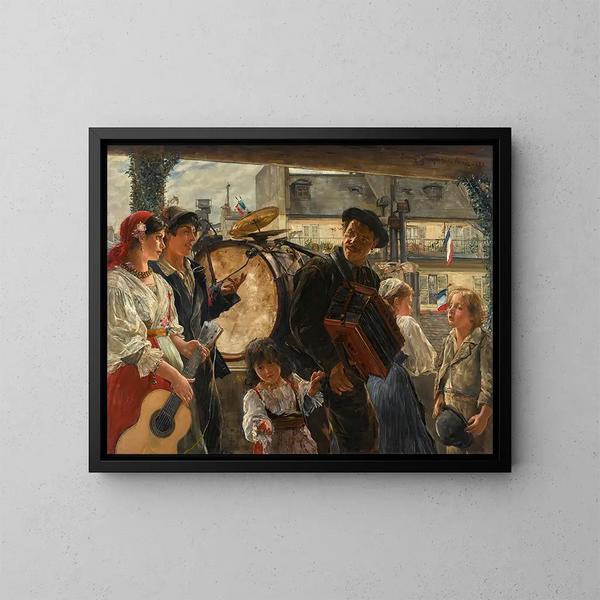 45852 - Ernst Josephson — cuadro enmarcado en la pared