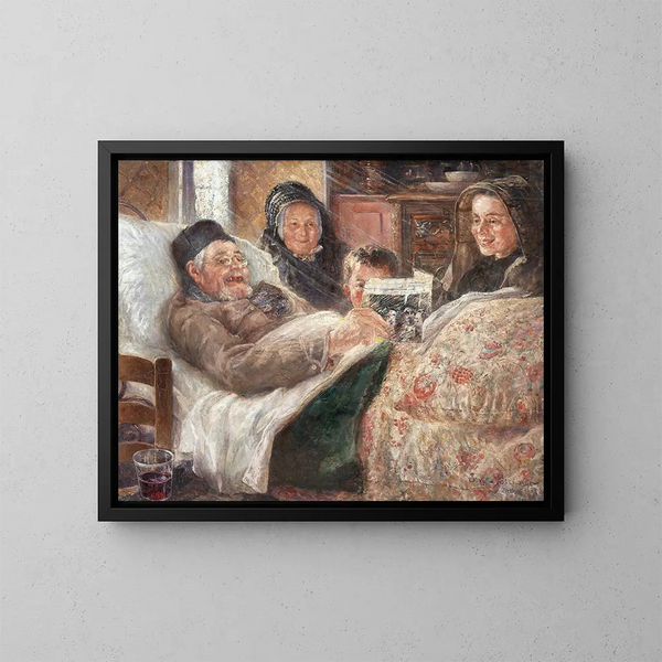La alegría de vivir - Ernst Josephson — cuadro enmarcado en la pared