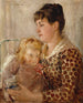 Mother and child L'épouse et la fille de l'artiste Allan Sterlind - Ernst Josephson — artwork view