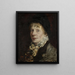 Retrato de Anna Nordgren - Ernst Josephson — cuadro enmarcado en la pared