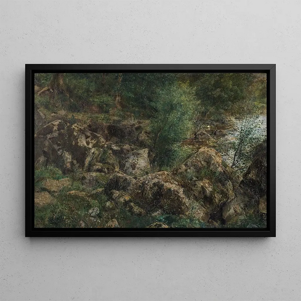 La Frescura - Ernst Josephson — cuadro enmarcado en la pared