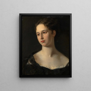 Franziska Lafite née Kandl - Ernst Lafite — framed artwork on a wall