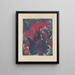 Cyclamen - Ernst Ludwig Kirchner — framed artwork on a wall