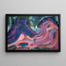 Amselfluh - Ernst Ludwig Kirchner — cuadro enmarcado en la pared