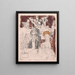 À table - Ernst Ludwig Kirchner — framed artwork on a wall