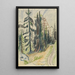 Mountain Pine and Path Painting - Ernst Ludwig Kirchner — artwork view