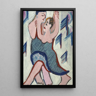 Ernst Ludwig Kirchner - Dancing Couple in the Snow reverse.webp