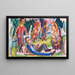 Family on the Prairie - Ernst Ludwig Kirchner — framed artwork on a wall