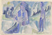 Jugador de acordeón en una noche de luna - Ernst Ludwig Kirchner — vista de la obra