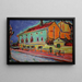Houses in Dresden - Ernst Ludwig Kirchner — framed artwork on a wall