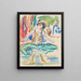 Bailarina de cabaret - Ernst Ludwig Kirchner — cuadro enmarcado en la pared