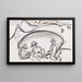 Boys at the Lake - Ernst Ludwig Kirchner — framed artwork on a wall
