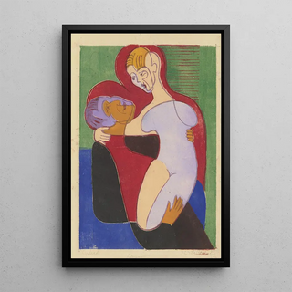 Ernst Ludwig Kirchner - Liebespaar Elisabeth und Julius Hembus.webp