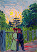Lever de lune soldado y joven - Ernst Ludwig Kirchner — vista de la obra