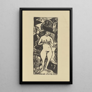 Ernst Ludwig Kirchner - Nude Wearing a Black Hat.webp