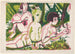 Mujeres desnudas con un niño en el bosque - Ernst Ludwig Kirchner — vista de la obra
