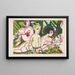 Mujeres desnudas con un niño en el bosque - Ernst Ludwig Kirchner — cuadro enmarcado en la pared