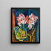 Roses roses - Ernst Ludwig Kirchner — framed artwork on a wall