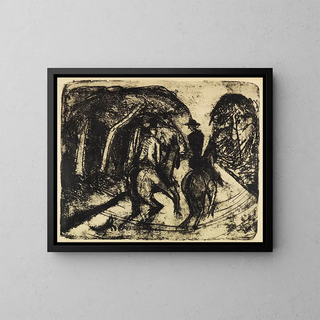 Ernst Ludwig Kirchner - Reiter im Grunewald.webp