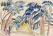 Dunas de arena bajo los árboles - Ernst Ludwig Kirchner — vista de la obra
