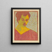Self-portrait Painting - Ernst Ludwig Kirchner — framed artwork on a wall