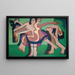 Grupo de danza - Ernst Ludwig Kirchner — cuadro enmarcado en la pared