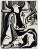 La Gran Vaca Acostada Gorda Vaca Tirada - Ernst Ludwig Kirchner — vista de la obra