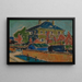 Villa en Dresde - Ernst Ludwig Kirchner — cuadro enmarcado en la pared