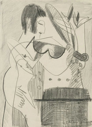Ernst Ludwig Kirchner - Violinistin vor Bild.webp